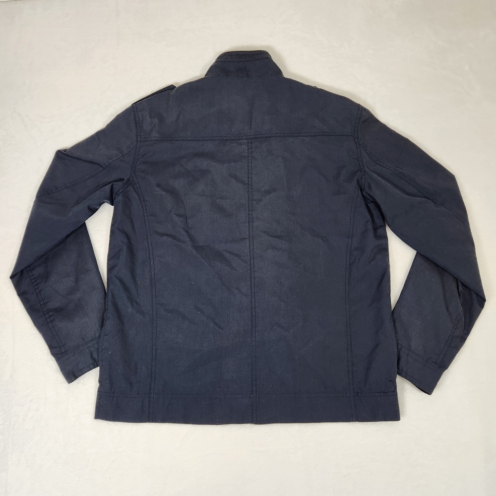 Diesel Mens Military Jacket Navy Blue Full Zip Utilit… - Gem